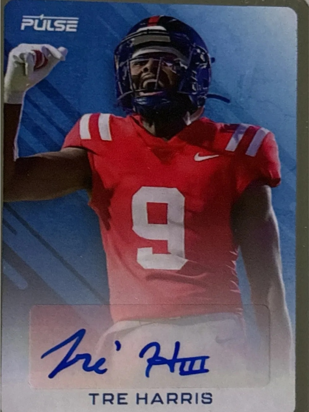 Pulse Tre Harris Autographed Football Card